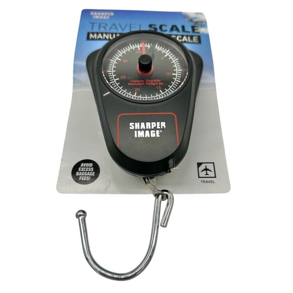 Sharper Image Travel Scale Manual Luggage Scale Portable Hook Design Compact - Picture 2 of 6